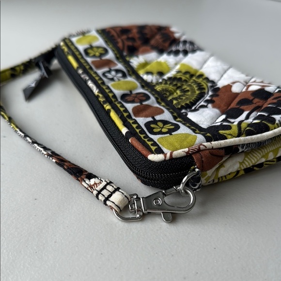 Vera Bradley Cocoa Moss Wristlet Quilted Wristlet Wallet - Picture 7 of 16